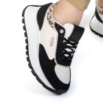 Yosana – Baskets Compensées en Noir – Image 3