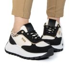 Yosana – Baskets Compensées en Noir – Image 8