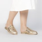 CATALEO - Mules femmes en Doré – Image 2