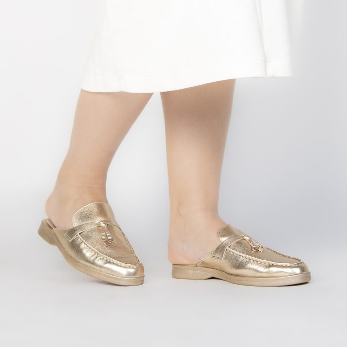 CATALEO - Mules femmes en Doré – Image 2