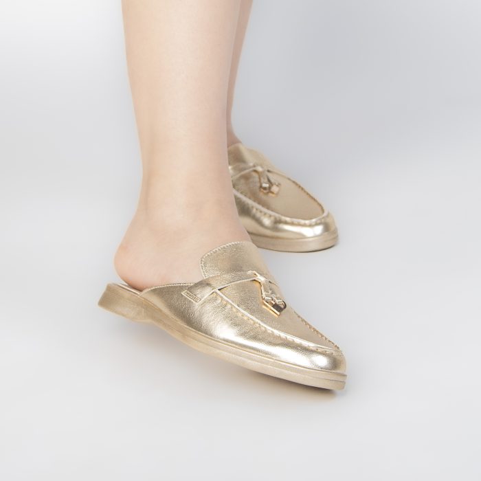 CATALEO - Mules femmes en Doré – Image 5