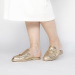 CATALEO - Mules femmes en Doré – Image 3