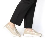 Osier – Mocassins confortable en Doré – Image 2