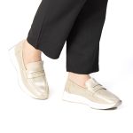 Osier – Mocassins confortable en Doré – Image 3