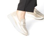 Osier – Mocassins confortable en Doré – Image 6