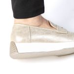 Osier – Mocassins confortable en Doré – Image 8