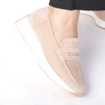 Osier – Mocassins confortable en Kaki – Image 7