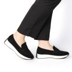 Osier – Mocassins confortable en Noir – Image 2