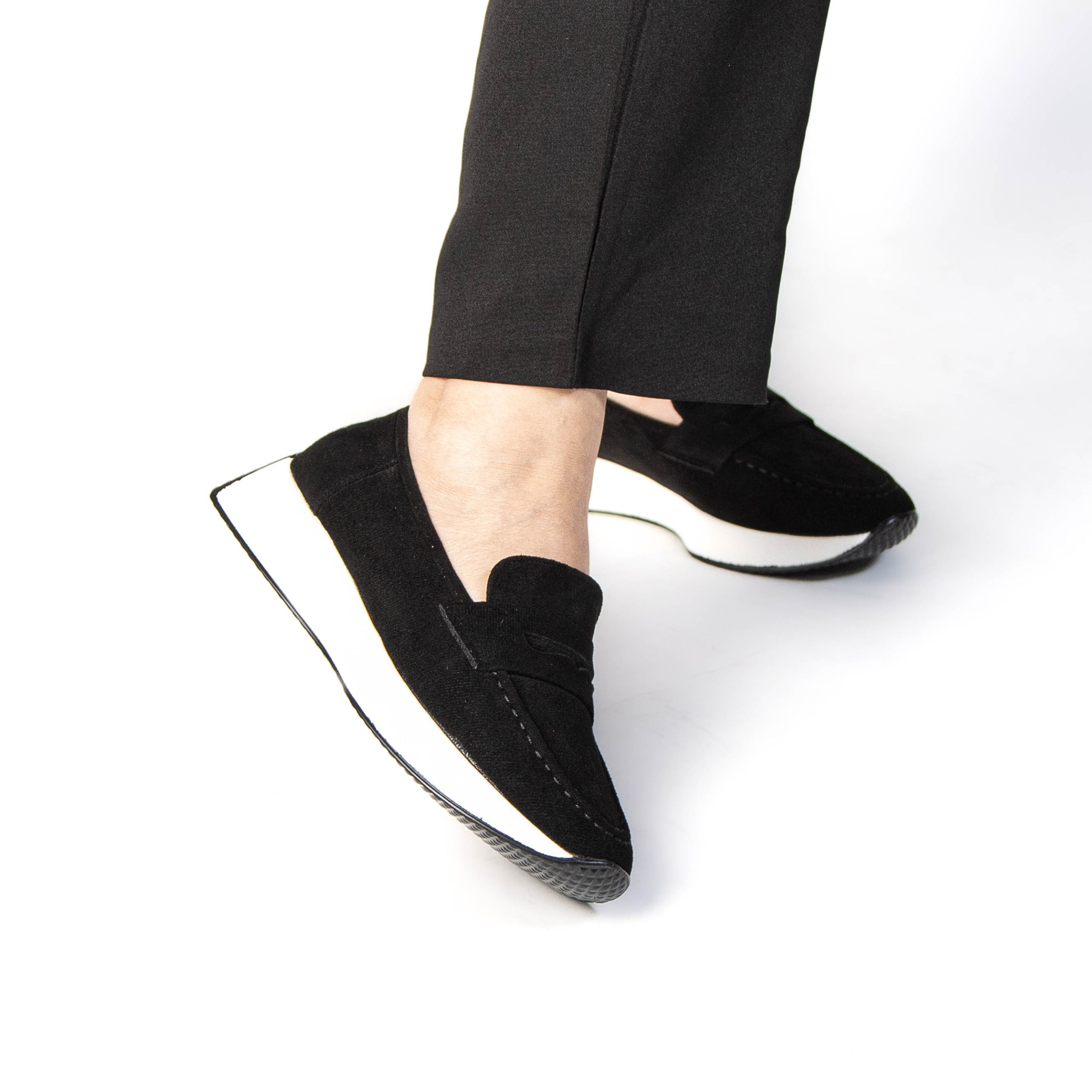 TE-9602-MANoir-38_4 Osier – Mocassins confortable en Noir – Image 6