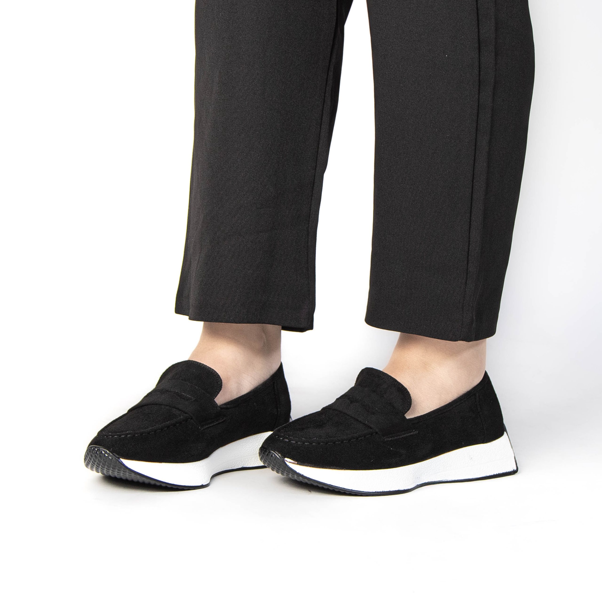 TE-9602-MANoir-38_5 Osier – Mocassins confortable en Noir – Image 5