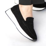 Osier – Mocassins confortable en Noir – Image 4