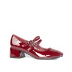 CENDRILLON – Escarpins demi talon en Bordeau