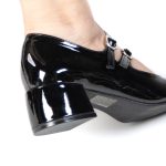 CENDRILLON – Escarpins demi talon en Noir – Image 6