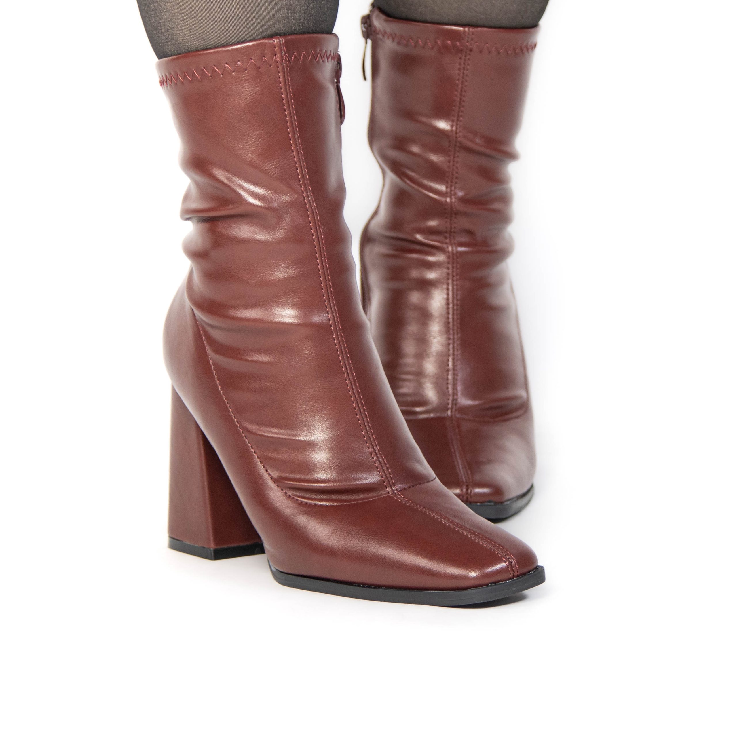 TE-988-MABordeau-38_7 Silvana – Bottines à talon en Bordeau – Image 8