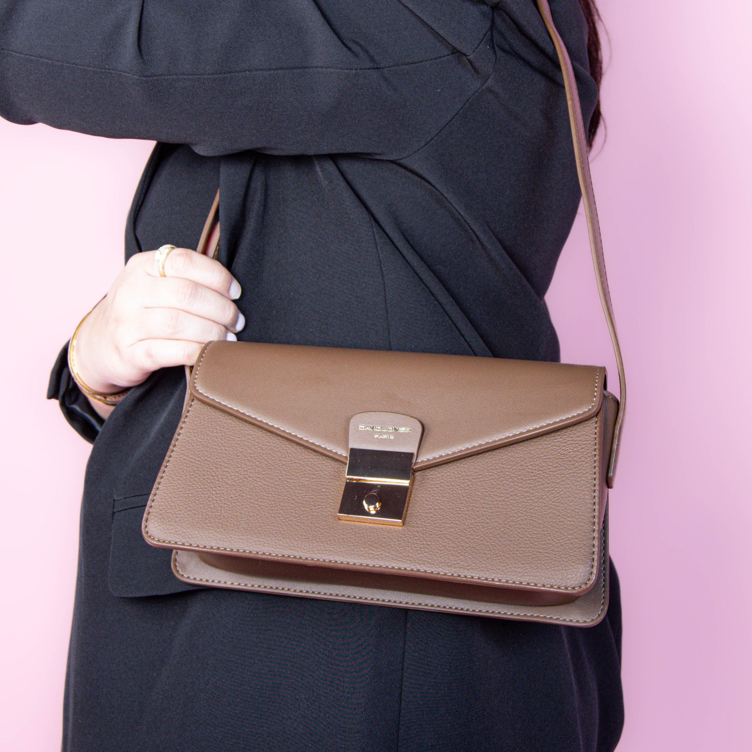 MA-7557-MACoffee Perle – Sac à main en Coffee – Image 1