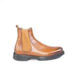Mooréa – Boots Hommes 100% Cuir – Tabac