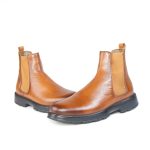 Mooréa – Boots Hommes 100% Cuir – Tabac – Image 5