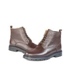 Mazen – Boots Hommes 100% Cuir – Marron – Image 4