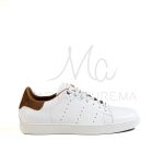 Magnat – Baskets hommes en cuir Blanc