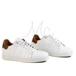 Magnat – Baskets hommes en cuir Blanc – Image 2