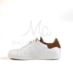 Magnat – Baskets hommes en cuir Blanc – Image 3