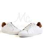 Magnat – Baskets hommes en cuir Blanc – Image 4
