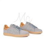 Magnat – Baskets hommes en Nubuck Gris – Image 2
