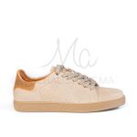 Magnat – Baskets hommes en Nubuck Kaki