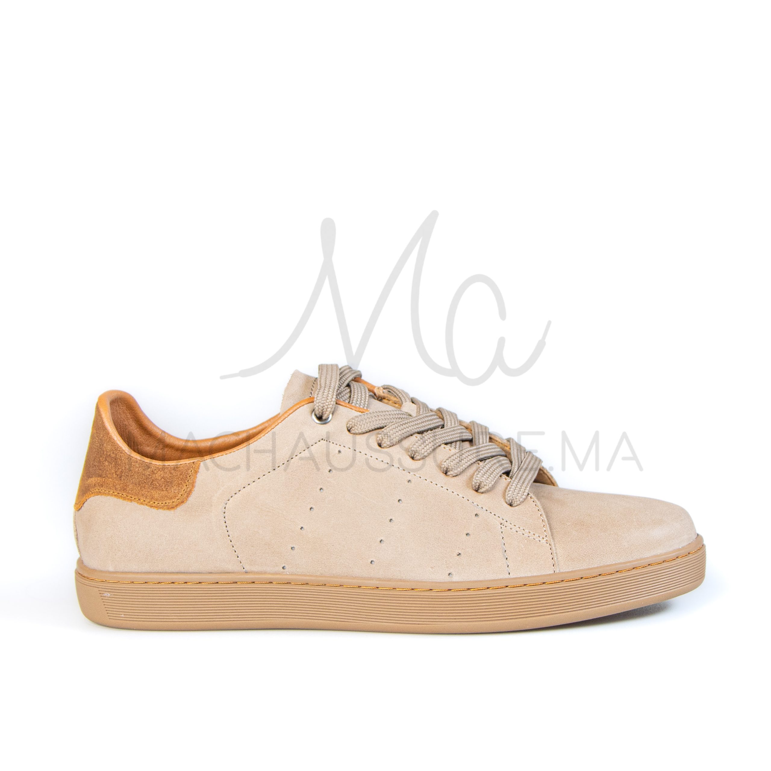 XM-738-NUKaki-42-1 Magnat – Baskets hommes en Nubuck Kaki – Image 1