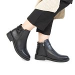 CATLEN – Bottines Femmes en Noir