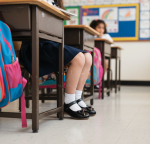 ZENDA-Ballerines en noir pour fille