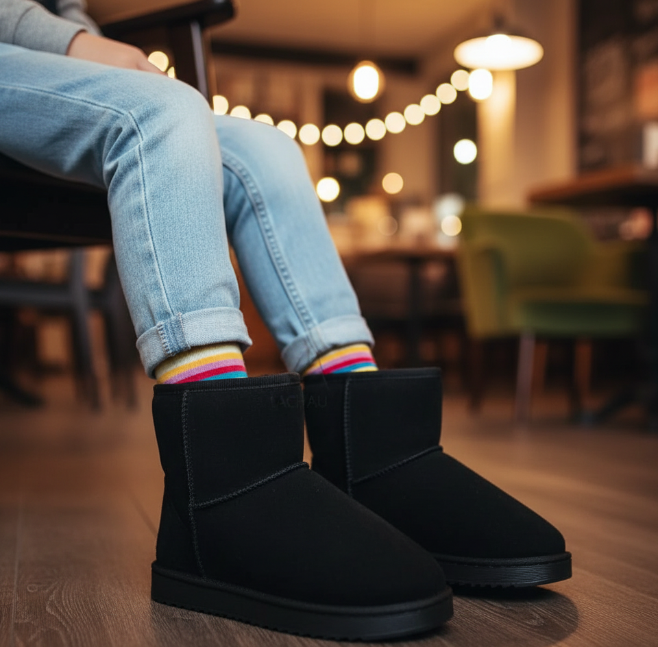 LM-2013-FDNoir Madge - UGG Enfant en Noir – Image 1