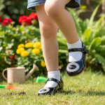 Johana - Ballerines pour fille en Noir