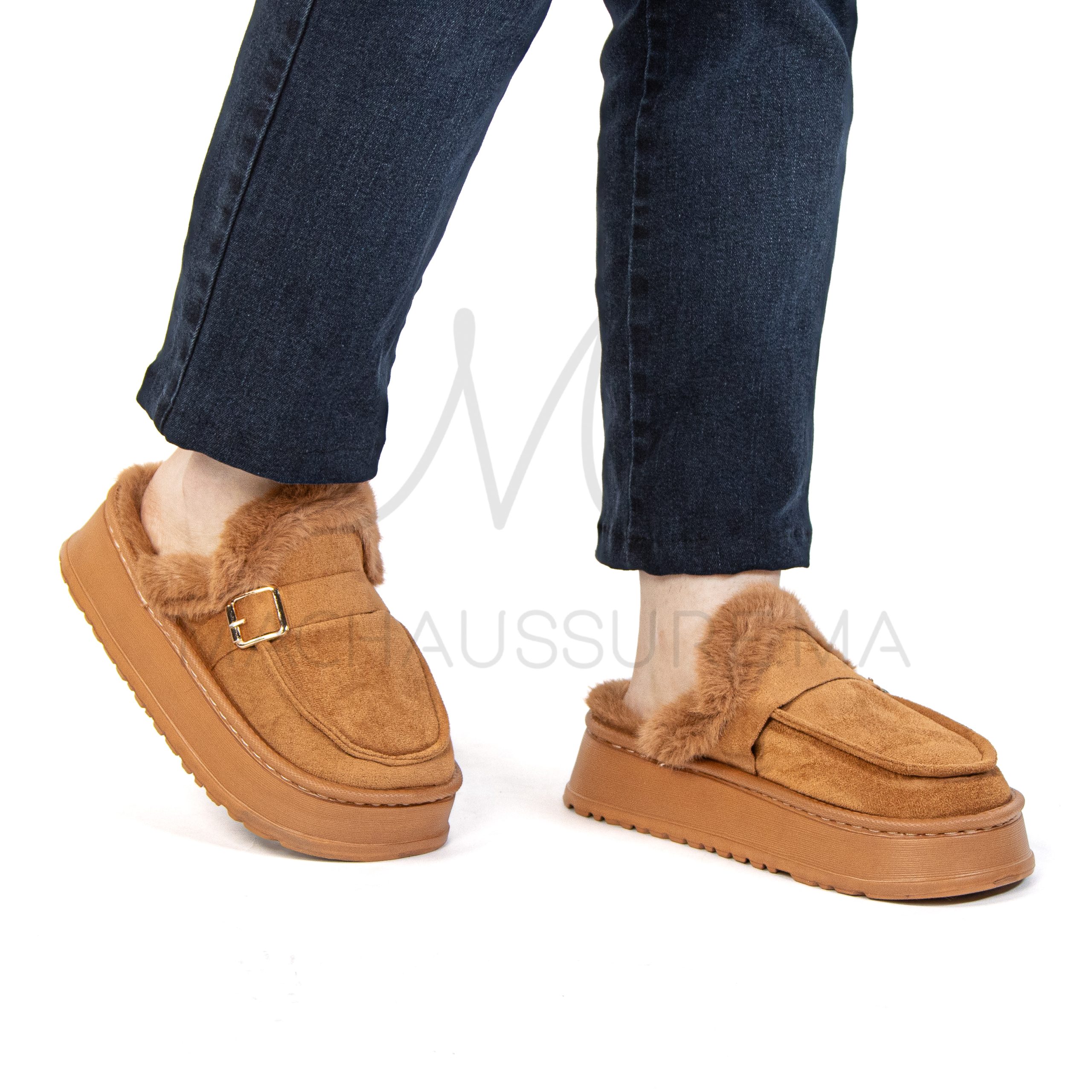 SH-05-FDMarron-37_2 Chummy – Pantoufles Femmes en Tabac – Image 1