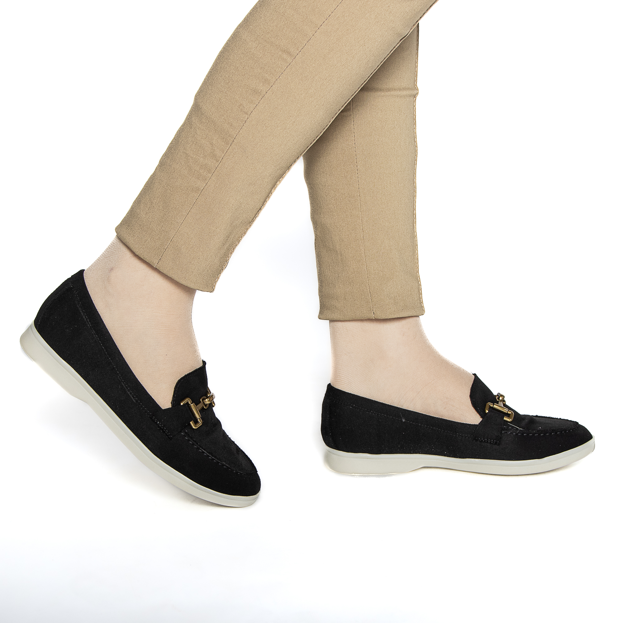 FA-602-FDNoir-36_1 Lorvini – Mocassins Femmes en Noir – Image 1