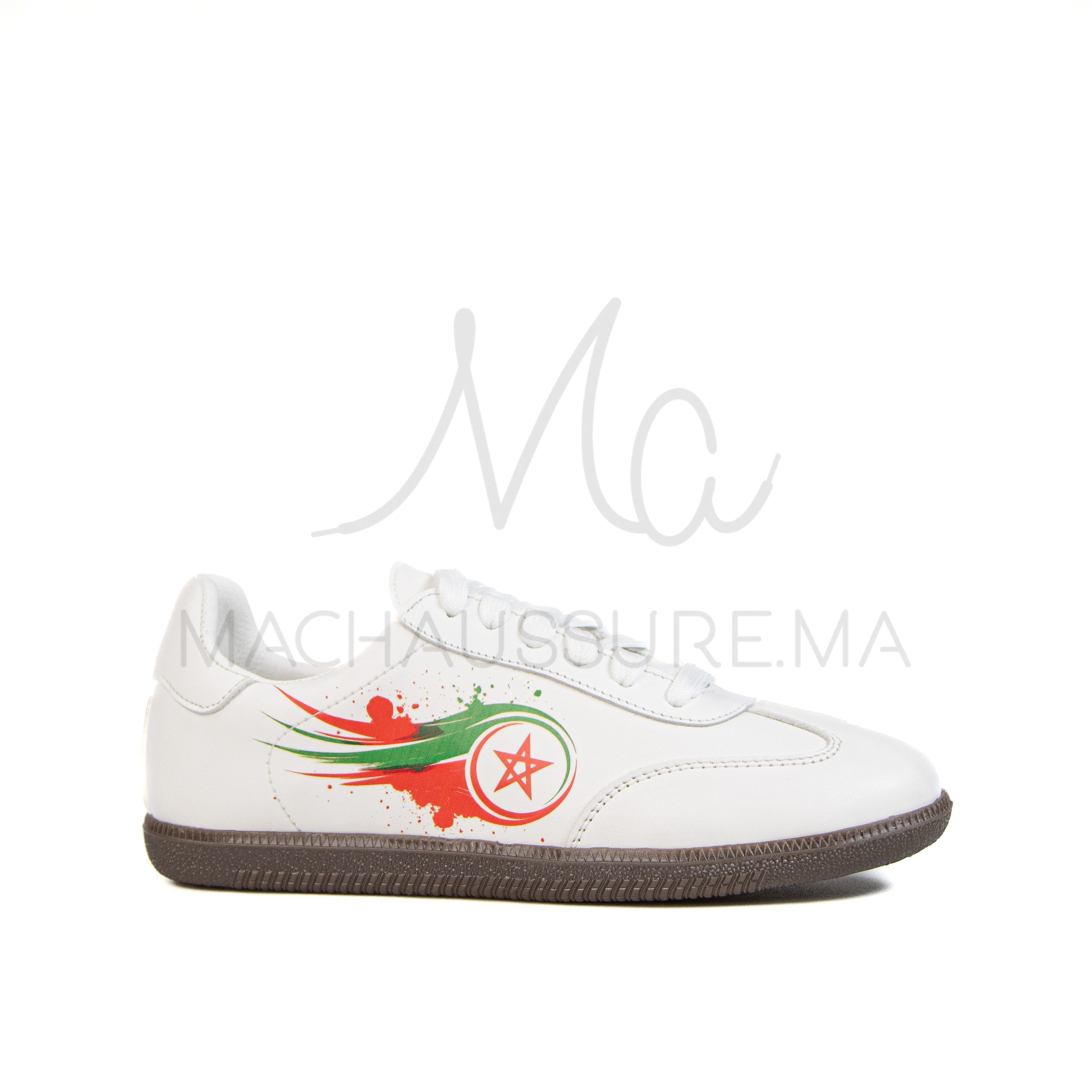 HC-10-CUIRBlanc-37-1 Maghreb – Baskets Unisex en Blanc – Image 1