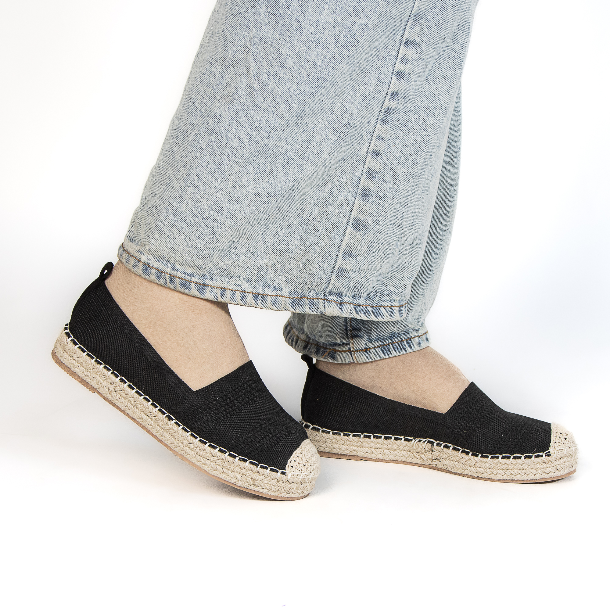 HK-362-TENoir-37_1 Fedal – Espadrilles Femmes en Noir – Image 1