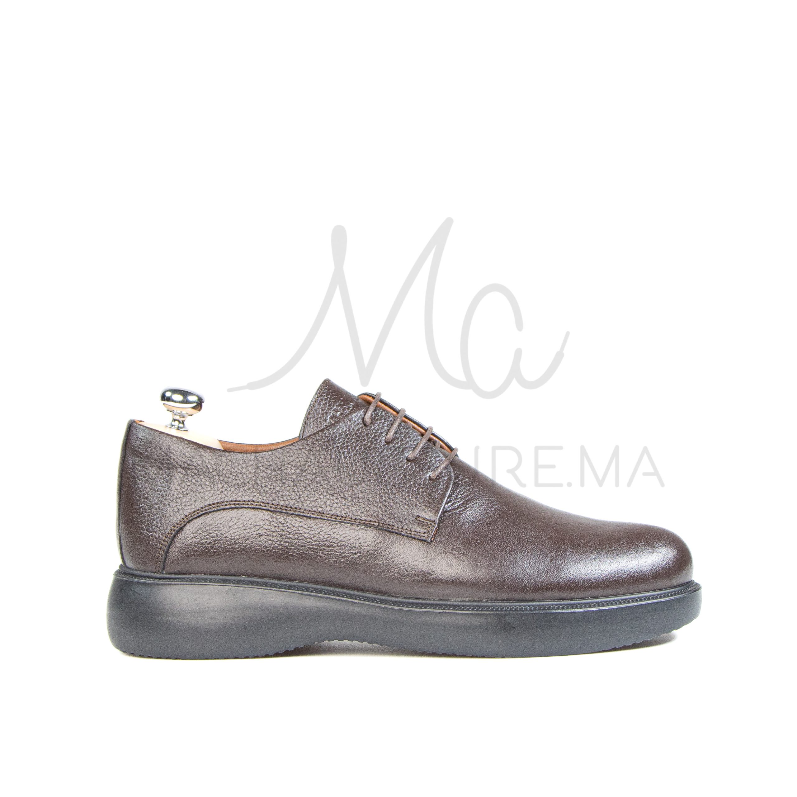 TY-06-CUIRMarron-41-1 Landers – Chaussures Hommes confortables en Marron – Image 1
