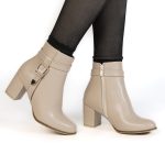 Kalvy – Bottines Femmes en Beige – Image 3