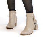 Kalvy – Bottines Femmes en Beige – Image 4