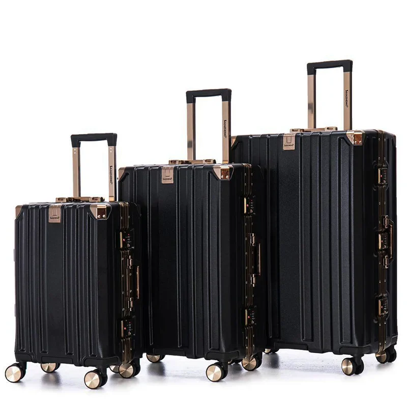 MA-023-PVNoir TravelGo – Valises en Noir – Image 1