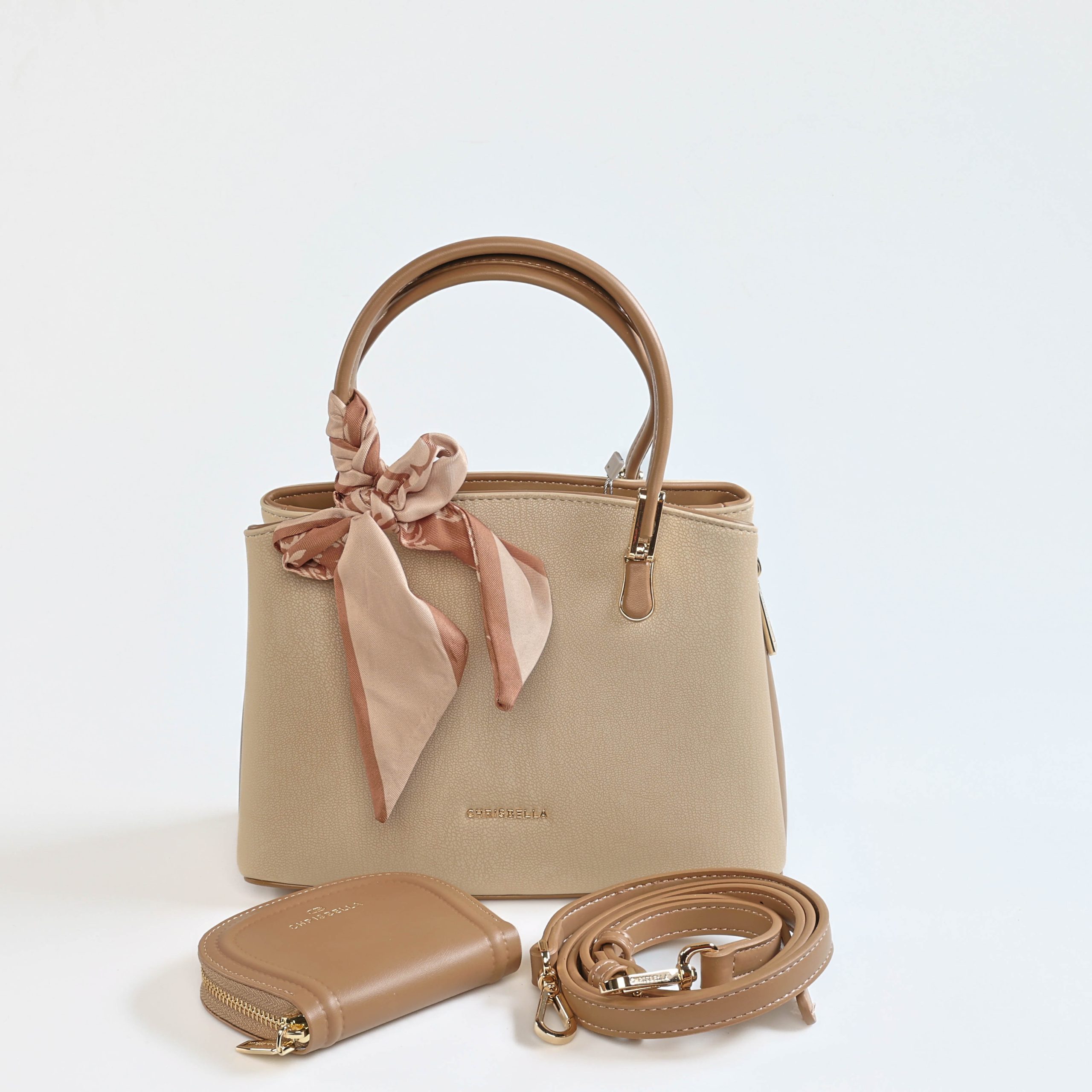 MA-1019-MABeige-081-11 Lessa – Sac à main en Beige – Image 1
