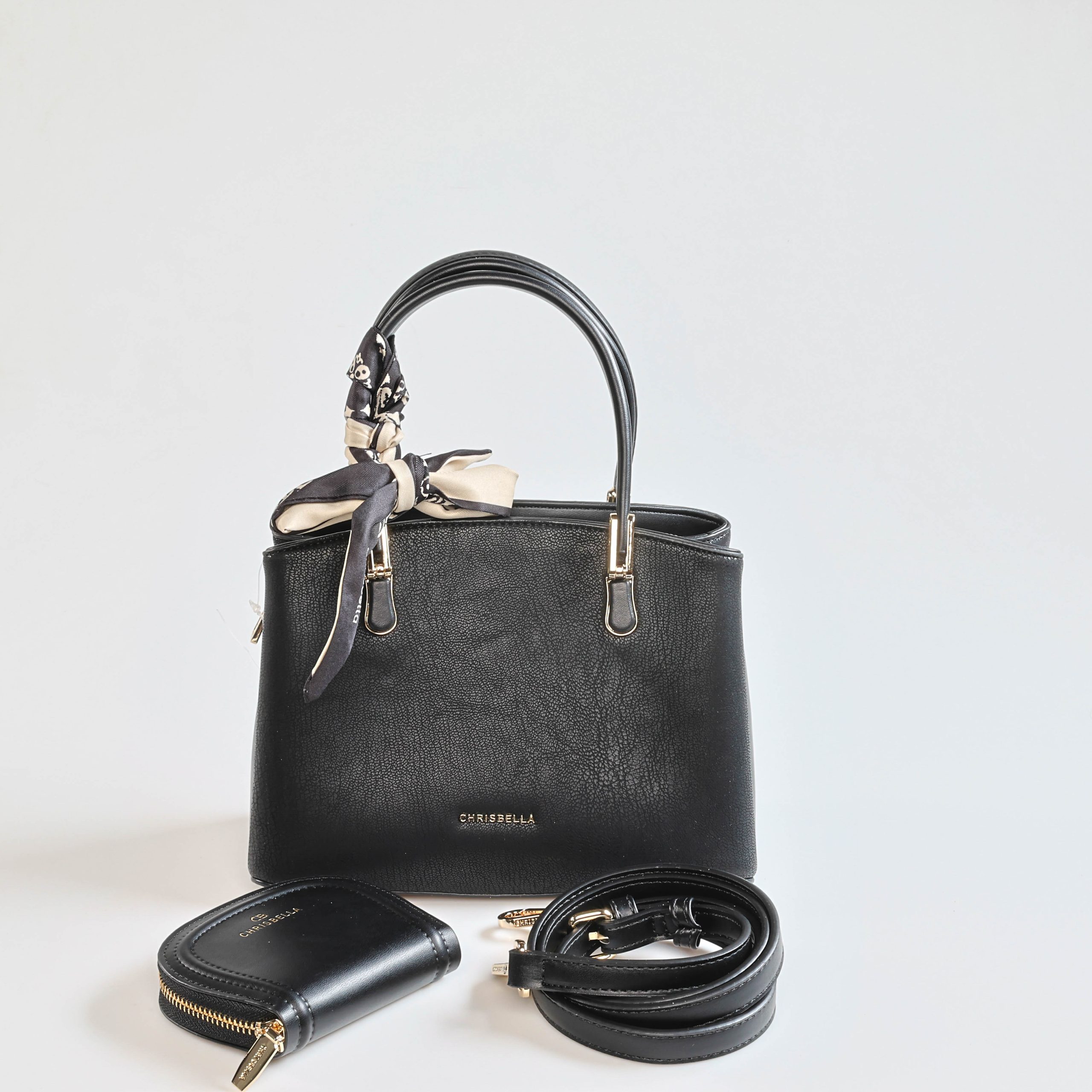 MA-1019-MANoir-053-45 Lessa – Sac à main en Noir – Image 1