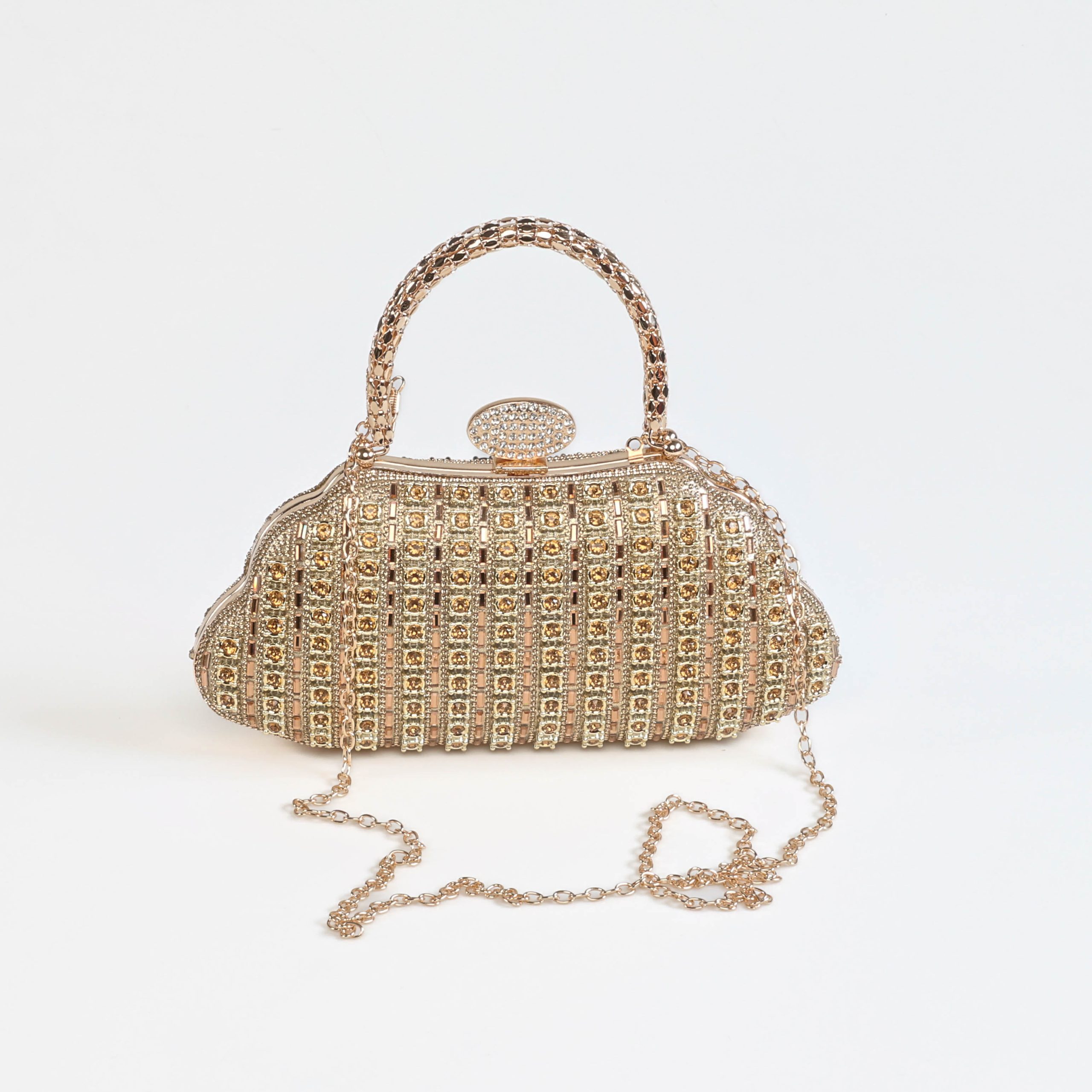 S19-262-SRDore-057-5-5 Lady Glam – Sac à main en Dore – Image 1
