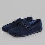 Emiliano – Mocassins Hommes en Bleu – Image 3