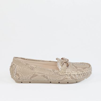 Savana – Mocassins Femmes en Kaki