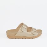 Easy Life  – Sandales confort femmes en Beige – Image 3