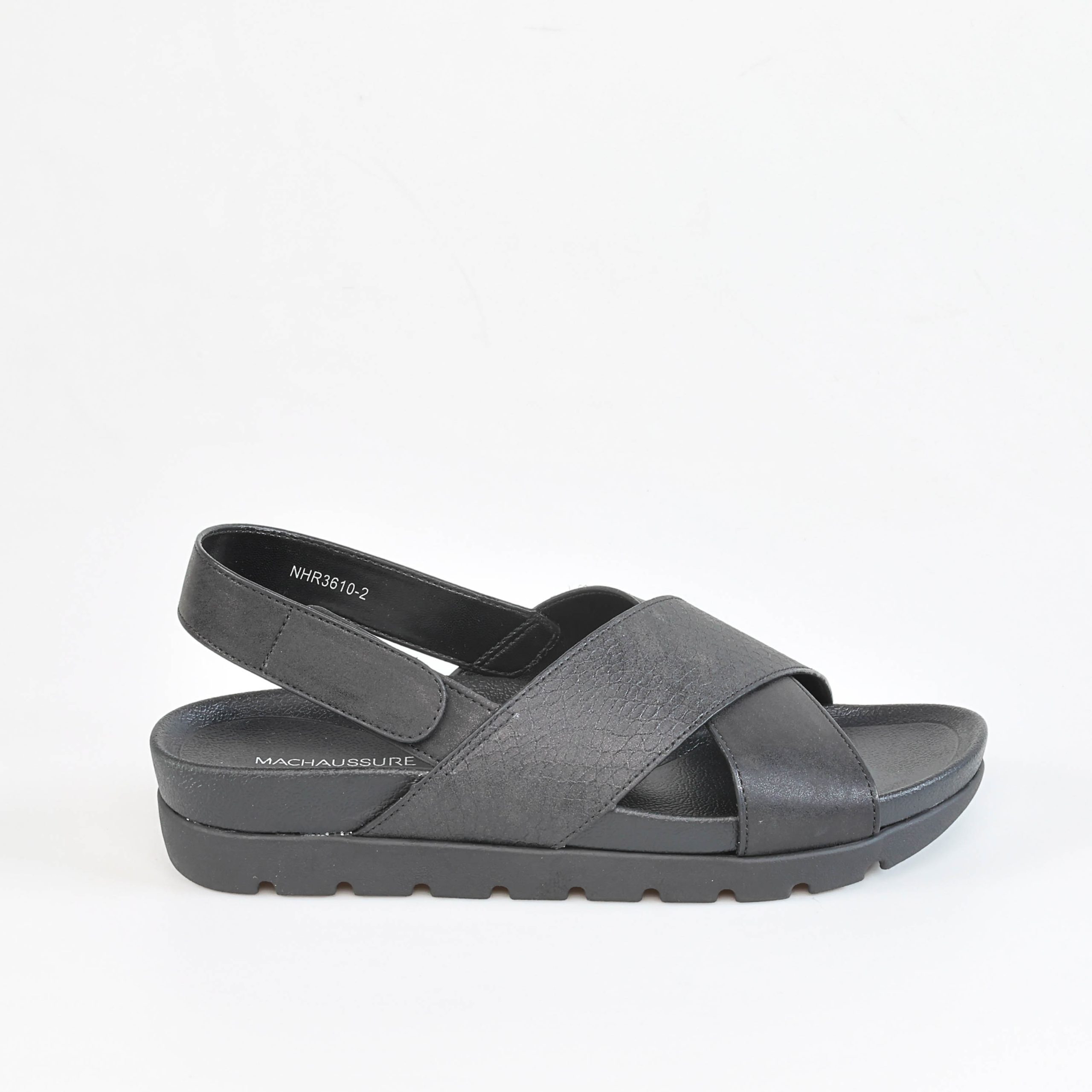 TT-3612-MANoir-38-034-29 Orme – Sandales confort femmes en Noir – Image 1