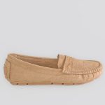 Basic – Mocassins Femmes en Beige – Image 3