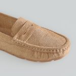 Basic – Mocassins Femmes en Beige – Image 2